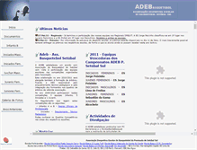 Tablet Screenshot of adeb.espjs.edu.pt
